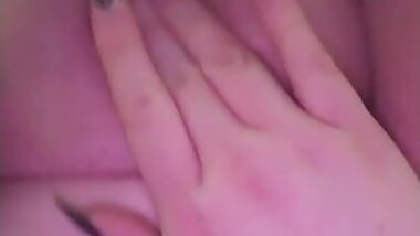 POV fucking my pussy with bad dragon toy